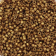 Miyuki Delica Perler, DB 115, Gold Luster Dark Topaz, 11/0 - Uniq Perler - 114337