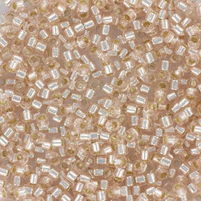 Miyuki Delica Pärlor, DB 1203, Silverlined Pink Mist, 11/0 - Uniq Perler - 113338