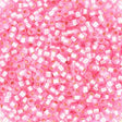 Miyuki Delica Perler, DB 1335, Silverlined Dyed Pink, 11/0 - Uniq Perler - 113336