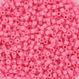 Miyuki Delica Perler, DB 1371, Opaque Dyed Carnation Pink, 11/0 - Uniq Perler - 12568