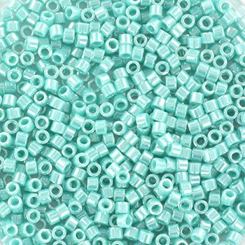 Miyuki Delica Perler – DB 1567, Opaque Luster Sea Opal, 11/0 - Uniq Perler - 118465