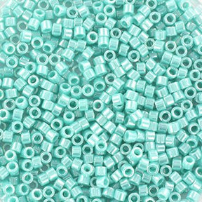 Miyuki Delica Perler – DB 1567, Opaque Luster Sea Opal, 11/0 - Uniq Perler - 118465