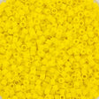 Miyuki Delica Perler, DB 1582, Opaque Matte Canary, 11/0 - Uniq Perler - 78956