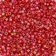 Miyuki Delica Perler, DB 162, Opaque Ab Red, 11/0 - Uniq Perler - 114339