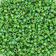 Miyuki Delica Perler – DB 163, Opaque AB Green (11/0) - Uniq Perler - DB-163-100