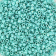 Miyuki Delica Perler, DB 166, Opaque Ab Turquoise Green, 11/0 - Uniq Perler - 111242