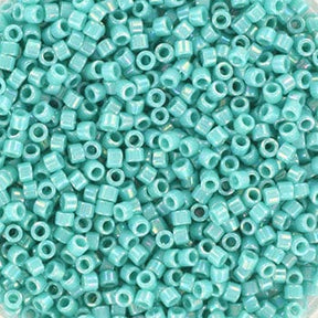 Miyuki Delica Perlen, DB 166, Opaque Ab Türkisgrün, 11/0 - Uniq Perler - 111242