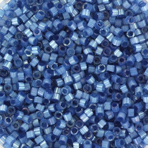 Miyuki Delica Beads, DB 1811, Silk Satin Dyed Dusk Blue, 11/0 - Uniq Perler - 113312