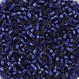 Miyuki Delica Perler - DB 183, Silverlined Royal Blue, 11/0 - Uniq Perler - 