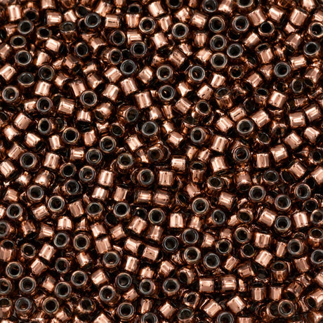 Miyuki Delica Perler – DB 184, Silverlined Dark Bronze (11/0) - Uniq Perler - DB-184-100