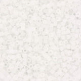 Miyuki Delica Perler, DB 200, Opaque White, 11/0 - Uniq Perler - 1111490291