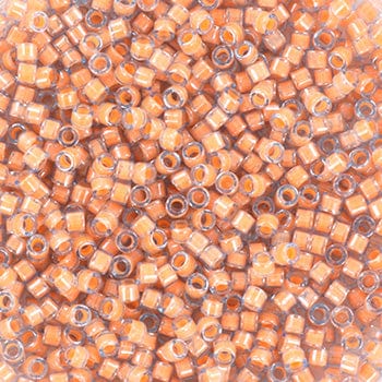 Miyuki Delica Perler, DB 2042, Luminous Sea Coral, 11/0 - Uniq Perler - 876545, DB - 2042 - 4