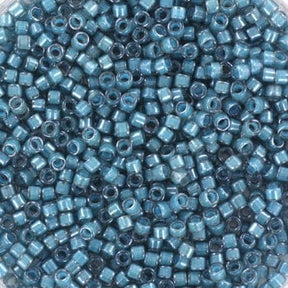 Miyuki Delica Beads, DB 2054, Luminous Dusk Blue, 11/0 - Uniq Perler - 356097
