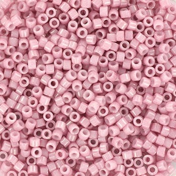 Miyuki Delica Perler - DB 210, Opaque Luster Antique Rose, 11/0 - Uniq Perler - 113289