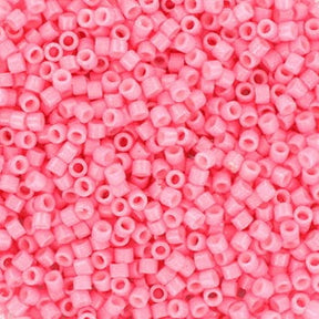 Miyuki Delica Beads, DB 2117, Duracoat Opaque Dyed Carnation, 11/0 - Uniq Perler - 244111
