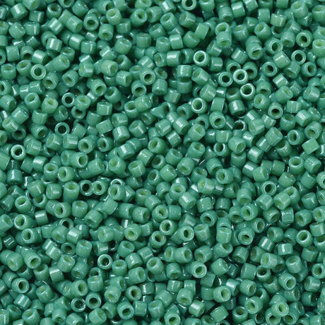 Miyuki Delica Perler, DB 2127, Duracoat Dyed Opaque Spruce, 11/0 - Uniq Perler - 597461