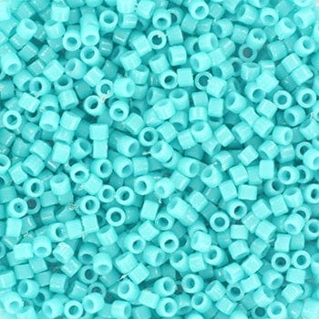 Miyuki Delica Perler, DB 2130, Duracoat Opaque Dyed Underwater Blue, 11/0 - Uniq Perler - 114349