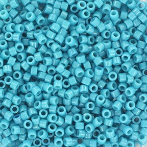 Miyuki Delica Perlen, DB 2133, Duracoat Opaque Dyed Azure, 11/0 - Uniq Perler - 114350