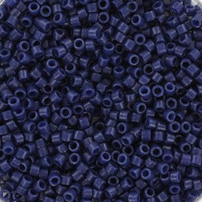 Miyuki Delica Perlen, DB 2143, Duracoat Opaque Dyed Navy, 11/0 - Uniq Perler - 114351