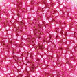 Miyuki Delica Perler, DB 2153, Duracoat Silverlined Dyed Pink Parfait, 11/0 - Uniq Perler - 113322