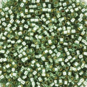 Miyuki Delica Beads, DB 2165, Duracoat Silverlined Dyed Dark, 11/0 - Uniq Perler - 111251