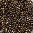 Miyuki Delica Beads, DB 22, Metallic Dark Bronze, (11/0) - Uniq Perler - 113287