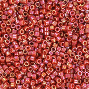 Miyuki Delica Beads, DB 2275, Opaque Glazed Dark Red, 11/0 - Uniq Perler - 511449