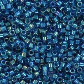 Miyuki Delica Perlen, DB 2385, Fancy Lined Pazifik, 11/0 - Uniq Perler - 238541