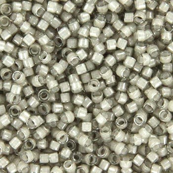 Miyuki Delica Perler, DB 2391, Fancy Lined Moonstone, 11/0 - Uniq Perler - 657894