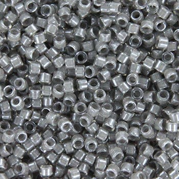 Miyuki Delica Perler, DB 2392, Fancy Lined Pewter, 11/0 - Uniq Perler - 113597