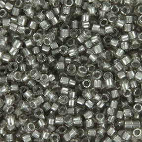 Miyuki Delica Perler, DB 2393, Fancy Lined Sølv, 11/0 - Uniq Perler - 115601