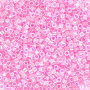 Miyuki Delica Beads, DB 245, Ceylon Cotton Candy Pink, 11/0 - Uniq Perler - 114354