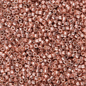 Miyuki Delica Perlen, DB 2503, Duracoat Galvanized Roségold, 11/0 - Uniq Perler - 112030