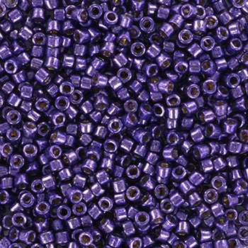 Miyuki Delica Perler – DB 2509, Duracoat Galvanized Dark Lilac (11/0) - Uniq Perler - DB-2509-100