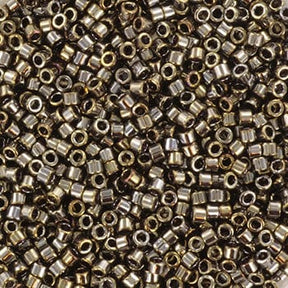 Miyuki Delica Perlen, DB 254, Opaque Luster Bronze, 11/0 - Uniq Perler - 115588