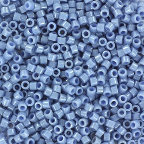 Miyuki Delica Perlen, DB 266, Opaque Luster Denim Blau, 11/0 - Uniq Perler - 457874