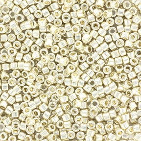 Miyuki Delica Pärlor, DB 35, Galvanized Silver, (11/0) - Uniq Perler - 666111