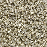 Miyuki Delica Perler, DB 35, Galvanized Silver, (11/0) - Uniq Perler - 666111