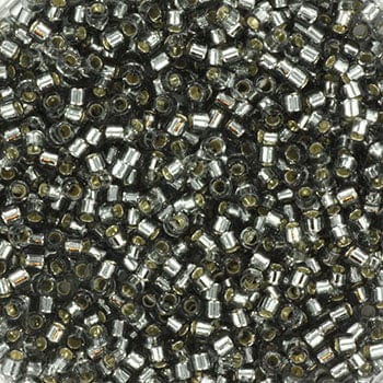 Miyuki Delica Perler, DB 48, Silverlined Light Gray, (11/0) - Uniq Perler - 113295