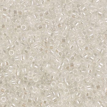 Miyuki Delica Perler, DB 50, Transparent Luster Crystal, 11/0 - Uniq Perler - 505088