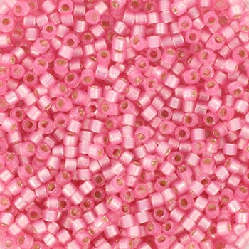 Miyuki Delica Perler, DB 625, Silverlined Dyed Alabaster Rose, 11/0 - Uniq Perler - 114364