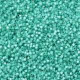 Miyuki Delica Perler, DB 627, Dyed Aqua Green Silver Lined Alabaster, 11/0 - Uniq Perler - 249348