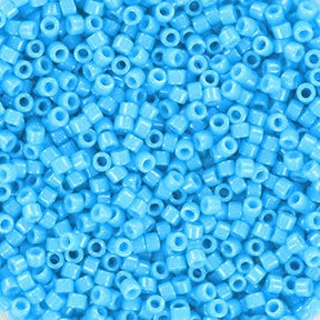 Miyuki Delica Perler, DB 659, Dyed Opaque Dark Turquoise Blue, 11/0 - Uniq Perler - 567123