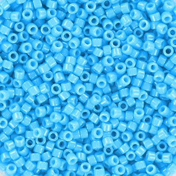 Miyuki Delica Perler, DB 659, Dyed Opaque Dark Turquoise Blue, 11/0 - Uniq Perler - 567123