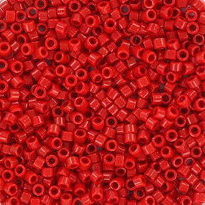 Miyuki Delica Beads - DB 723, Opaque Red, 11/0 - Uniq Perler - 113598
