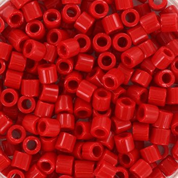 Miyuki Delica Perler - DB 723, Opaque Red, 8/0 - Uniq Perler - 
