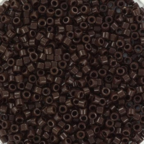 Miyuki Delica Perler, DB 734, Opaque Sjokolade, 11/0 - Uniq Perler - 734734
