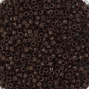 Miyuki Delica Perler, DB 734, Opaque Chocolate, 11/0 - Uniq Perler - 734734