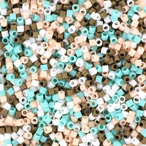 Miyuki Delica Perlen, DB MIX 01, Ibiza, 15/0 - Uniq Perler - 1230835