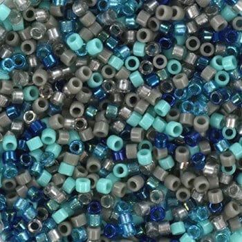 Miyuki Delica Perler, DB MIX 25, Carribean, 11/0 - Uniq Perler - 111480953